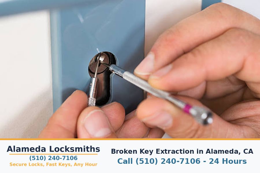 Broken Key Extraction locksmith service in Alameda, CA