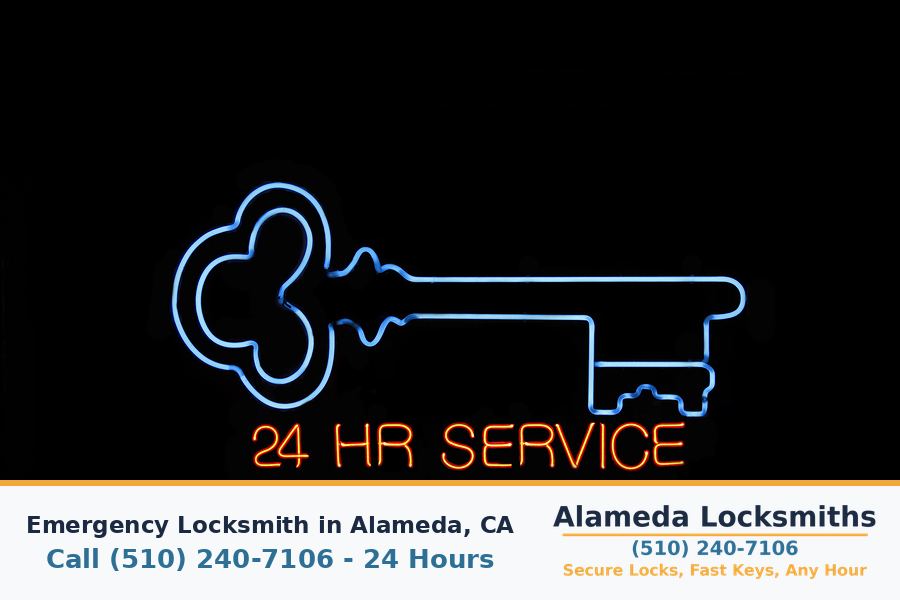 Emergency Locksmith Services by Alameda Locksmiths in Alameda, CA
