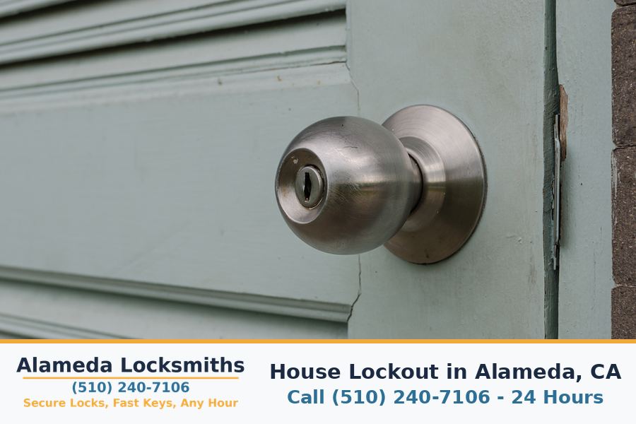 Homeowner opening a front door with a set of house keys
