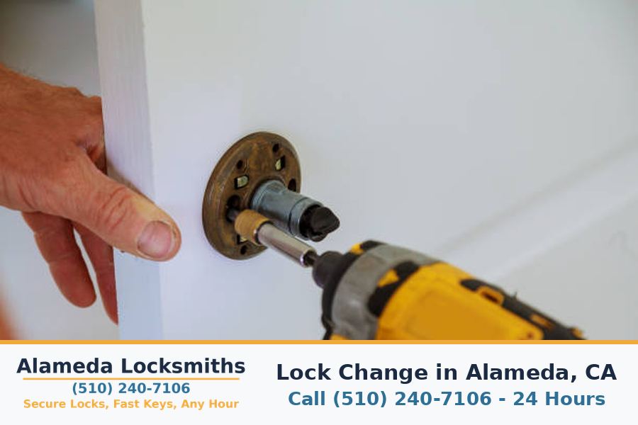 Lock Change service by Alameda Locksmiths in Alameda, CA