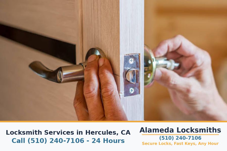 Mobile locksmith service in Hercules, CA