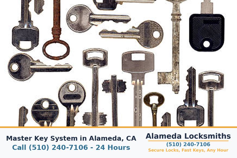 Master Key System locksmith service in Alameda, CA