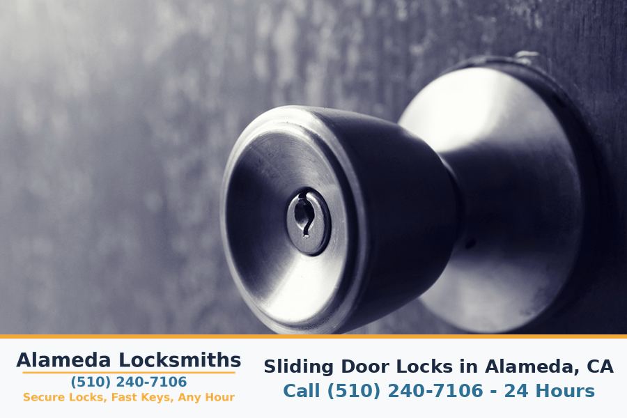 Sliding patio door lock and handle being replaced